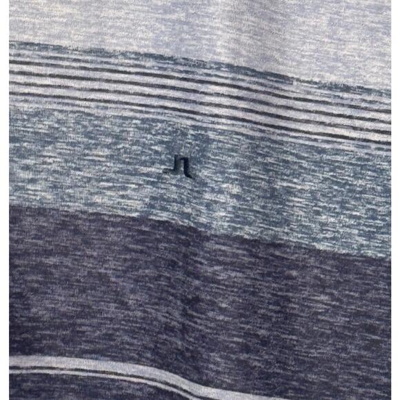 J Lindenberg Polo Mason Slim Jersey Men’s Short Sleeve Golf Shirt Large Blue - Picture 5 of 9